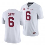 Men's Alabama Crimson Tide #6 Devonta Smith White 2019 NCAA Away Game College Football Jersey 2403DEIY7